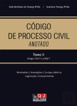 Código de Processo Civil Anotado - Tomo II