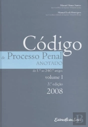 Código de Processo Penal - Anotado - Volume I