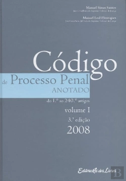 Bertrand.pt - Código de Processo Penal - Anotado - Volume I