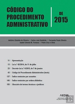 Bertrand.pt - Código do Procedimento Administrativo de 2015