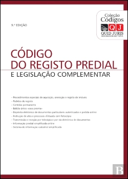 Bertrand.pt - Código do Registo Predial e Legislação Complementar