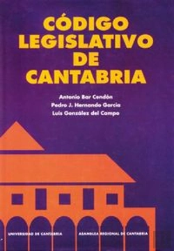 Bertrand.pt - Código Legislativo De Cantabria