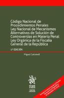 Código Nacional De Procedimientos Penales Ley Nacional De Mecanismos Alternativos De Solución De Con