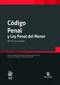 Bertrand.pt - Codigo Penal Y Ley Penal Del Menor 38ª Edicion