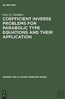 Bertrand.pt - Coefficient Inverse Problems For Parabolic Type Equations And Their Application