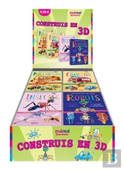 Coffret 16 Livres- Construis En 3d