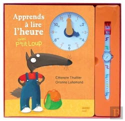 Bertrand.pt - Coffret Apprends A Lire L'Heure Avec P'Tit Loup + Montre