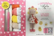 Coffret Poupee De Lulu Au Crochet Et Ses Accessoires - Lulu Aime Les Fleurs