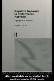 Cognitive Approach To Performance Appraisal