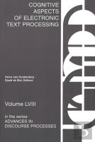 Cognitive Aspects Of Electronic Text Processing