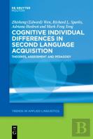 Cognitive Individual Differences In Second Language Acquisition