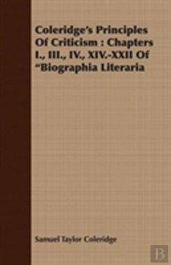 Bertrand.pt - Coleridge'S Principles Of Criticism : Ch