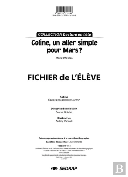 Bertrand.pt - Coline, Un Aller Simple Pour Mars ? - Le Fichier D'Exploitation