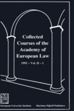 Bertrand.pt - Collected Courses Of The Academy Of European Law 1991 Vol. Ii - 1