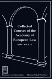 Collected Courses Of The Academy Of European Law