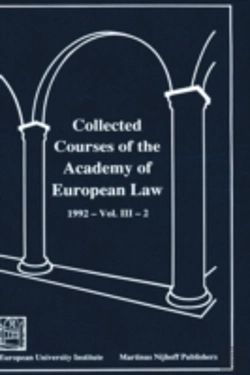 Bertrand.pt - Collected Courses Of The Academy Of European Law/ Recueil Des Cours De L'Academie De Droit Europeen (Volume Iii, Book 2)