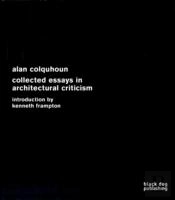 Collected Essays In Architectural Criticism