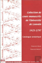 Collection De Cours Manuscrits De L Universite De Louvain - 1425/