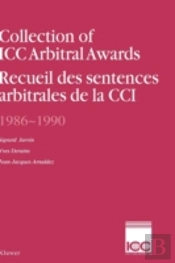 Collection Of Icc Arbitral Awards 1986 - 1990