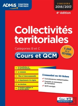 Bertrand.pt - Collectivites Territoriales ; Catégories B Et C ; Cours Et Qcm (2016-2017)