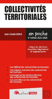 Collectivites Territoriales - Integre Les Mesures De La Loi De Finances Pour 2024