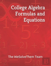 College Algebra Formulas And Equations