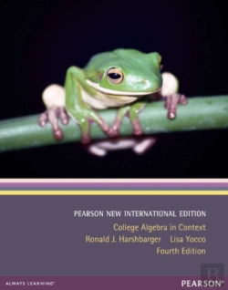 Bertrand.pt - College Algebra In Context Pearson New International Edition, Plus Mymathlab Without Etext