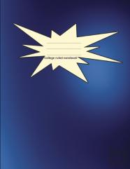 College Ruled Notebook
