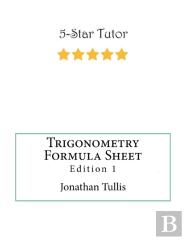 College Trigonometry Formula Sheet
