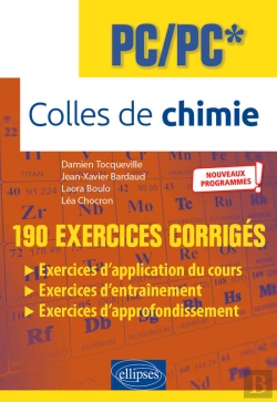 Bertrand.pt - Colles De Chimie - Pc/Pc* - Programme 2022