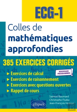 Bertrand.pt - Colles De Mathématiques Approfondies - Ecg-1 - Nouveaux Programmes