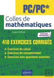 Colles De Mathématiques : Pc/Pc* ; Programme 2022