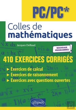 Bertrand.pt - Colles De Mathématiques : Pc/Pc* ; Programme 2022
