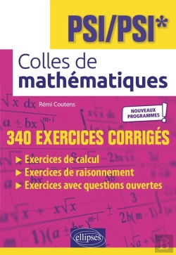 Bertrand.pt - Colles De Mathématiques : Psi/Psi* ; Programme 2022