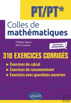 Bertrand.pt - Colles De Mathématiques : Pt/Pt* ; Programme 2022