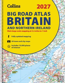 Bertrand.pt - Collins Big Road Atlas Britain And Northern Ireland 2027 (A3 Spiral)