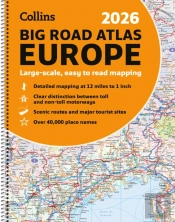 Collins Big Road Atlas Europe 2026 (A3 Spiral)