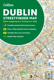 Collins Dublin Streetfinder Colour Map