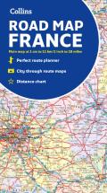 Collins Map Of France