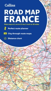 Collins Map Of France