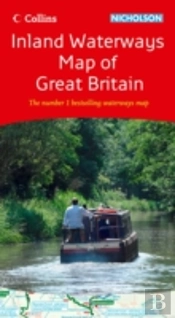 Collins Nicholson Inland Waterways Map Of Great Britain