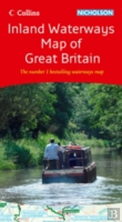 Bertrand.pt - Collins Nicholson Inland Waterways Map Of Great Britain