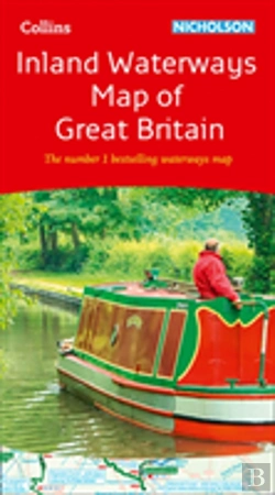 Bertrand.pt - Collins Nicholson Inland Waterways Map Of Great Britain