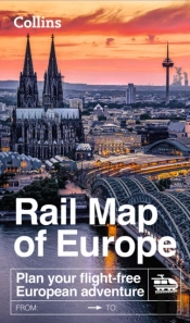Collins Rail Map Of Europe