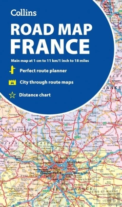 Bertrand.pt - Collins Road Map Of France