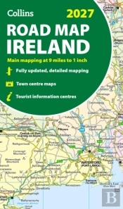 Collins Road Map Of Ireland 2027 (Folded Map)