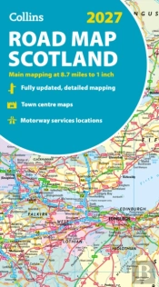 Collins Road Map Of Scotland 2027 (Folded Map)