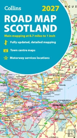 Bertrand.pt - Collins Road Map Of Scotland 2027 (Folded Map)
