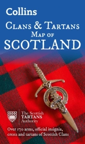 Collins Scotland Clans And Tartans Map