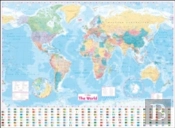 Collins World Wall Laminated Map